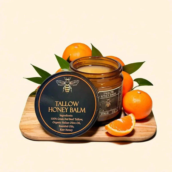 Organic Grass-Fed Beef Tallow Honey Balm
